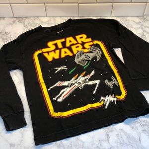 Boys Star Wars LS Pixel Shirt